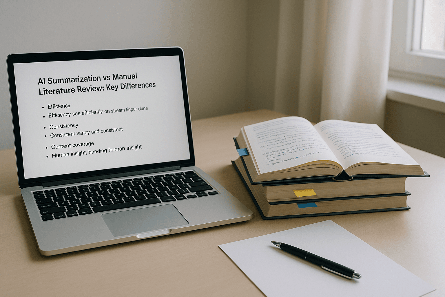 AI Summarization vs Manual Literature Review: Key Differences