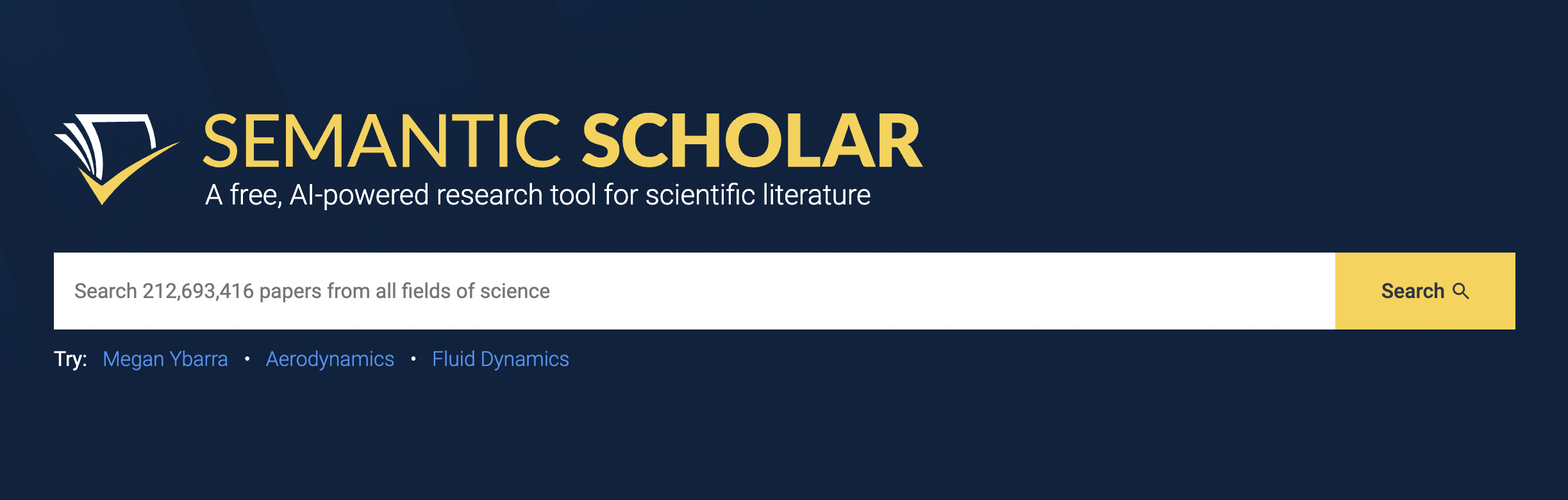 Semantic Scholar API is used to search millions of research papers for relevant sources